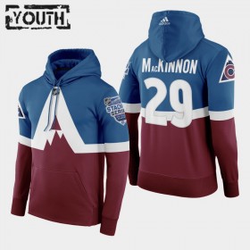 Kinder Colorado Avalanche Nathan Mackinnon 29 2020 Stadium Series Pullover Hooded Sweatshirt